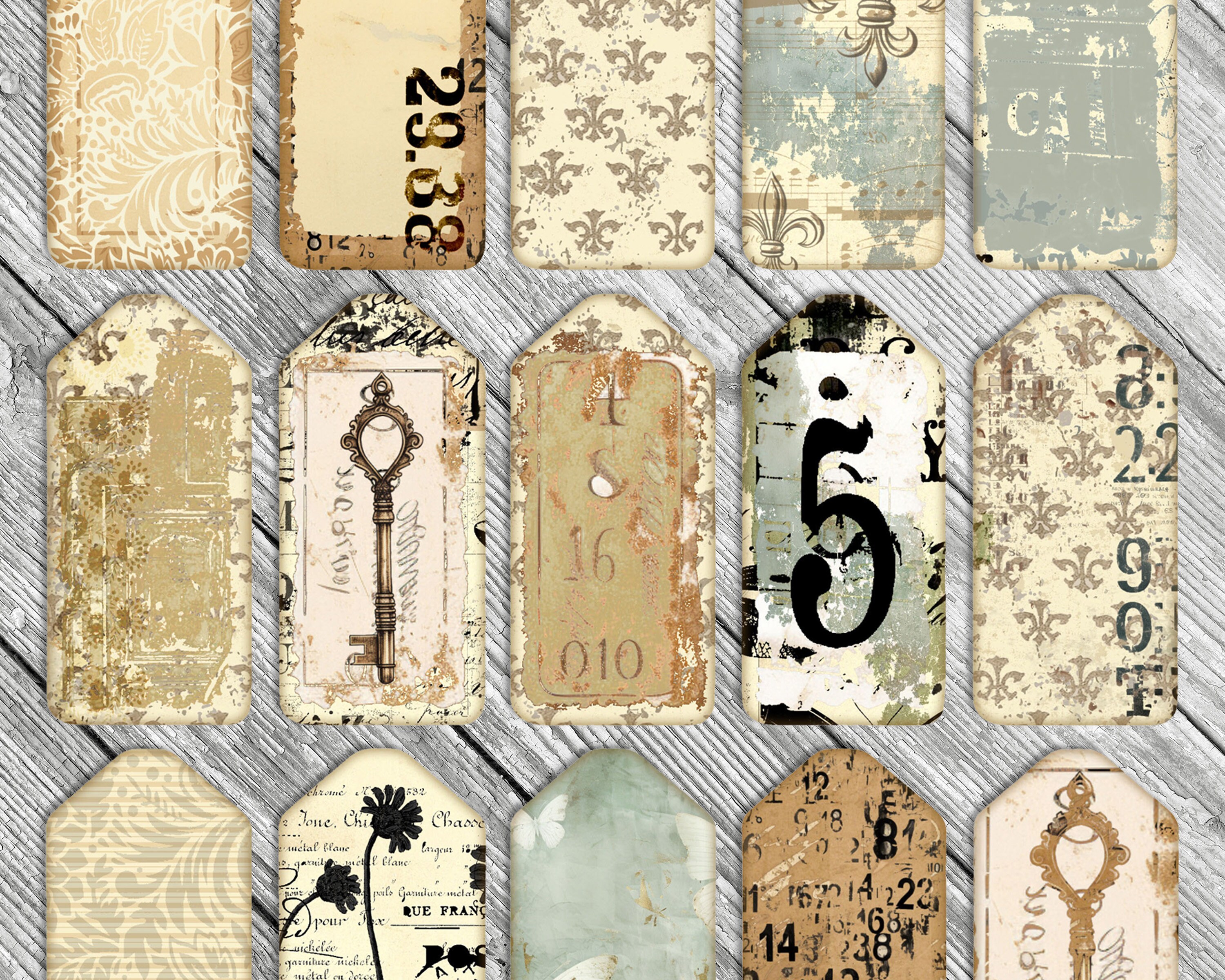 Falling for You Junk Journal Kit: 50 Pages, Large Printable ...