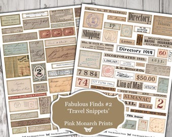 Könnte beinhalten: Ein digitales Collage-Blatt mit Grafiken und Text im Vintage-Stil. Das Blatt zeigt eine Vielzahl von Bildern, darunter eine Karte, ein Schiff, eine Uhr und einen Zeitungsartikel. Der Text auf dem Blatt enthält die Wörter "Directory", "Shipping", "Line of Mail" und "Almanac".