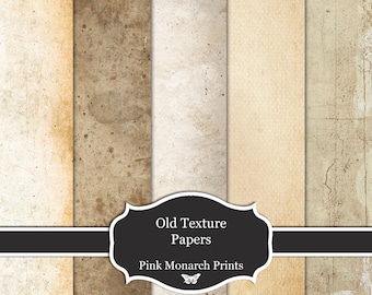Old Texture Papers, Vintage Scrapbook Junk Journal Paper (Digital Download)