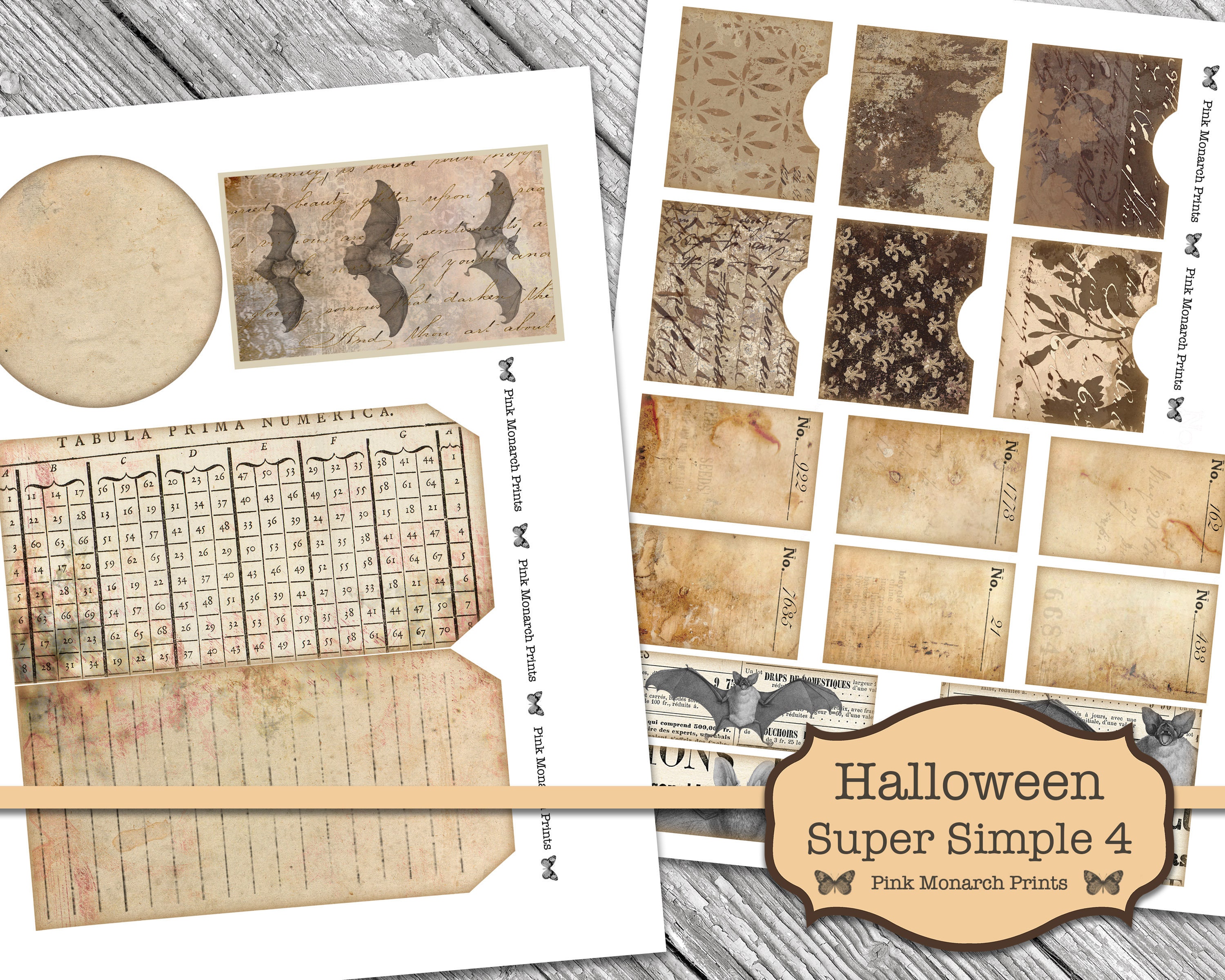 ハロウィンのジャンクジャーナル Halloween4 ハロウィンのジャンクジャーナル Halloween4
