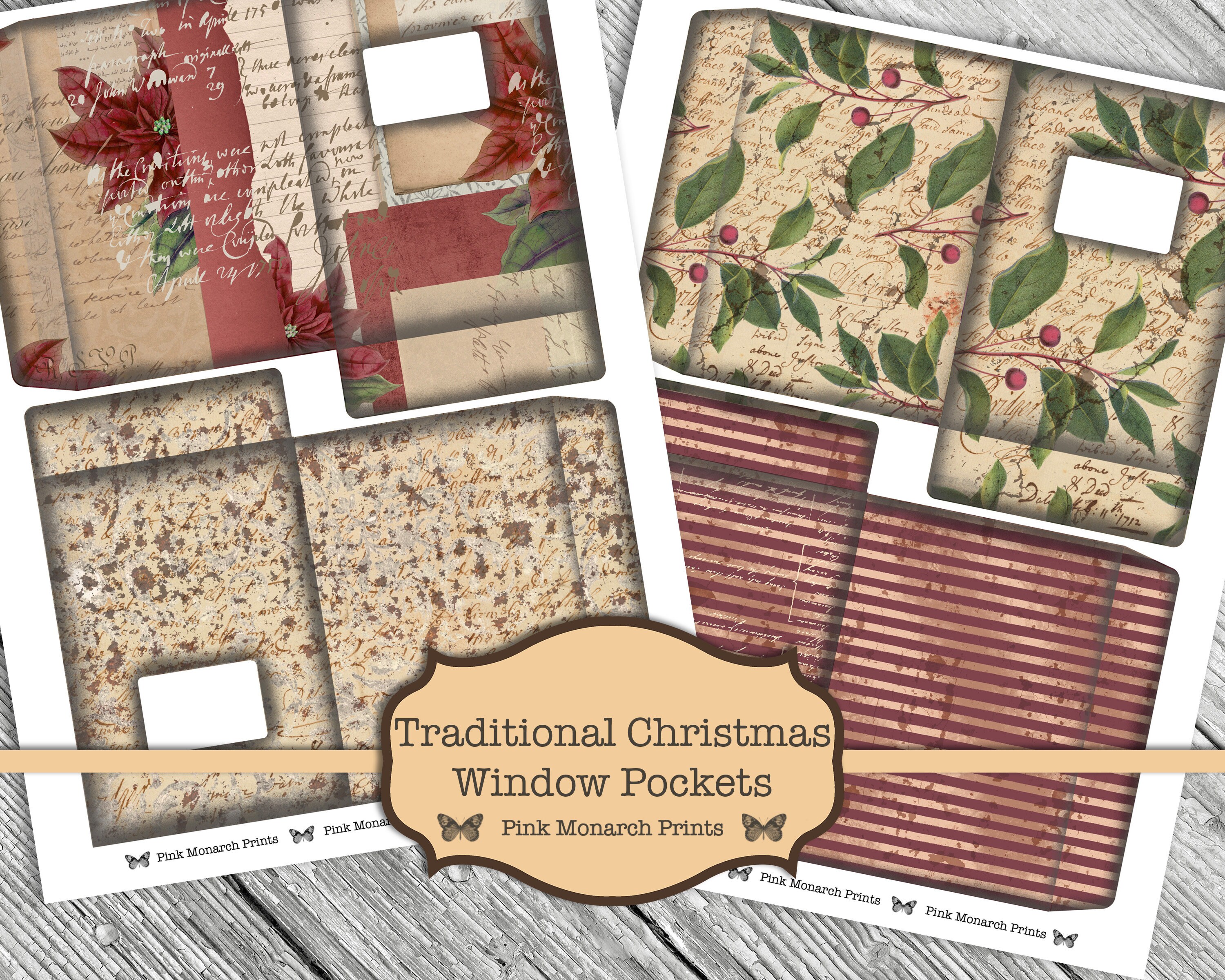 Christmas Junk Journal, Junk Journal Kit, Junk Journal Printable ...