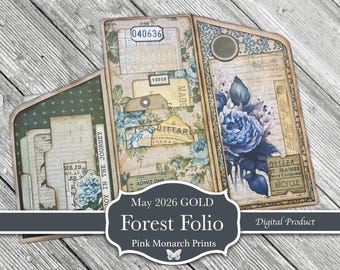 Forest Folio, Junk Journal Folio, Gold Project May 2026