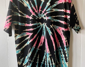 Oversized Tie Dye T-Shirt, Soft Cotton Unisex Tee