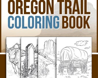 Oregon Trail Coloring Book | Pioneer Westward Expansion History (PDF)