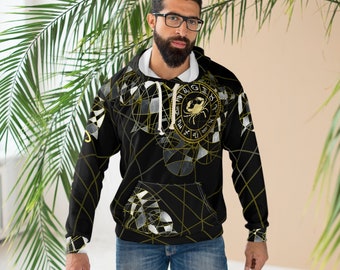 Mystical Zodiac - Cancer All Over Print Pullover Hoodie