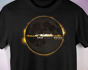 YOUR CITY Totality Rocks - Total Eclipse 2024 Personalizable T-Shirt