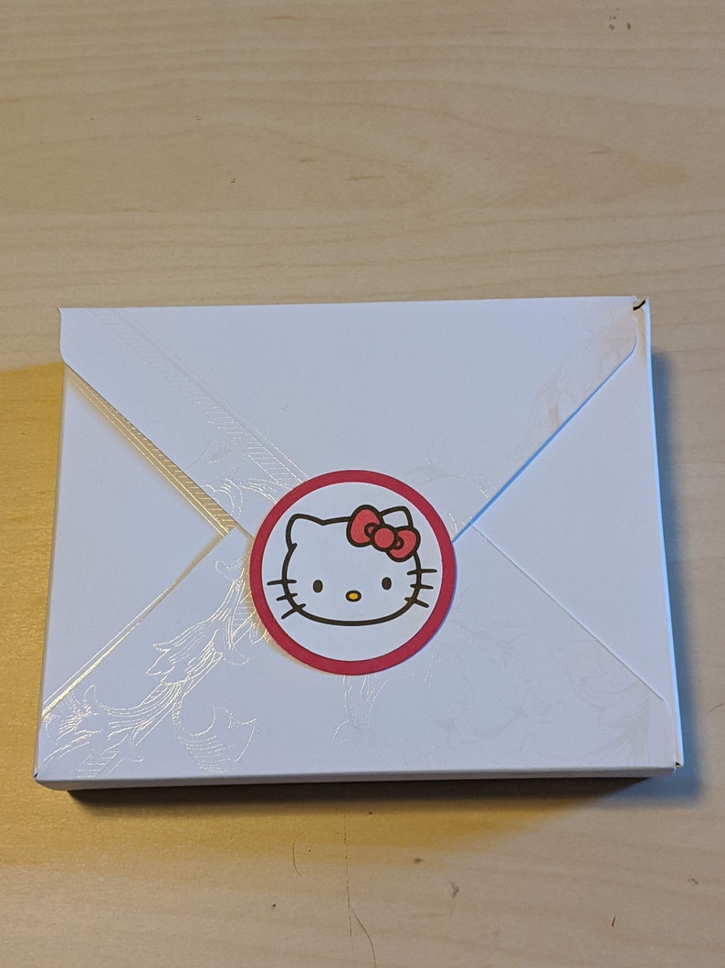with Gift Box Set of 5 Rainbow Hello Notecards