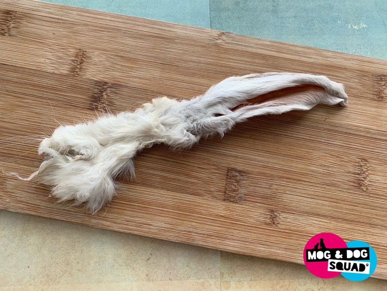 Rabbit Ears with Fur Natural Dog Treats Healthy Grain Free Etsy