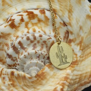 上品なサボテンネックレス 純金 14k、サボテンペンダント、小さなサボテンネックレス、本物の金サボテン、ギフト用ネックレス、女性用ネックレス