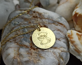 dainty panda necklace,panda necklace gold,Custom necklace, panda pendant, dainty necklace, panda jewelry, Gold necklace,necklace for gift