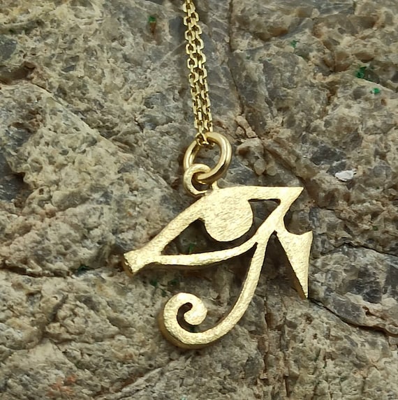 eye of ra necklace solid gold 14k,Egyptian Symbols necklace,necklace for gift,Egypti Eye of Ra,Eye Of Horus,Evil Eye Necklace,dainty eye ra.