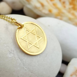 Dainty Star Of David Necklace,Star Of David solid Gold 14k,Pendant For Layered Necklace,necklace for women,star necklace,necklace for gift