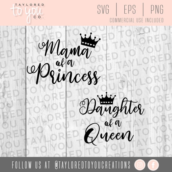 Mother Of A Princess Svg 142 Svg File For Diy Machine