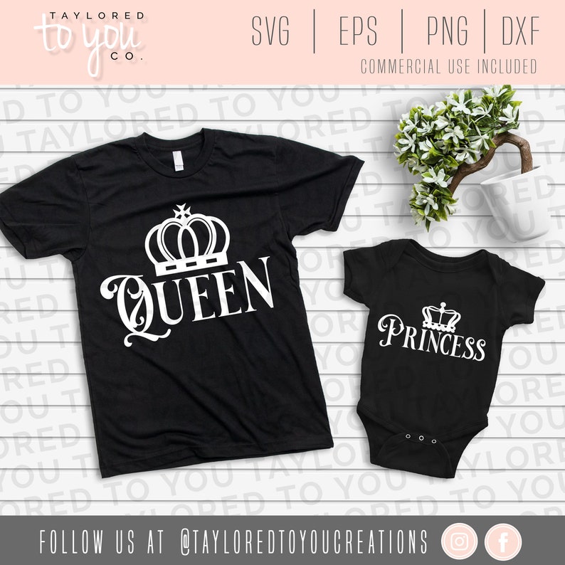 Download Matching Family SVG royal family svg king queen princess ...