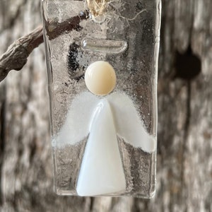 Angel glass pendant