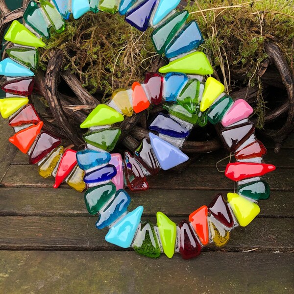 Rainbow wreath small