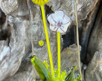 Small flower picture glass picture pendant