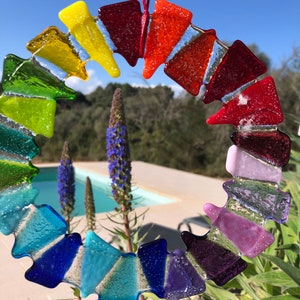 Rainbow wreath sun catcher medium