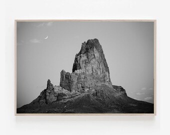 Monument Valley Moon, AZ Digital Art Print