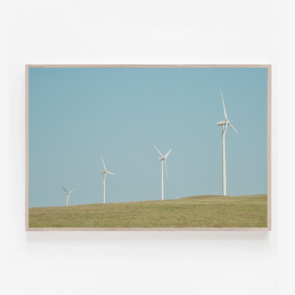 Éoliennes - Téléchargement numérique, Photographie d’art mural