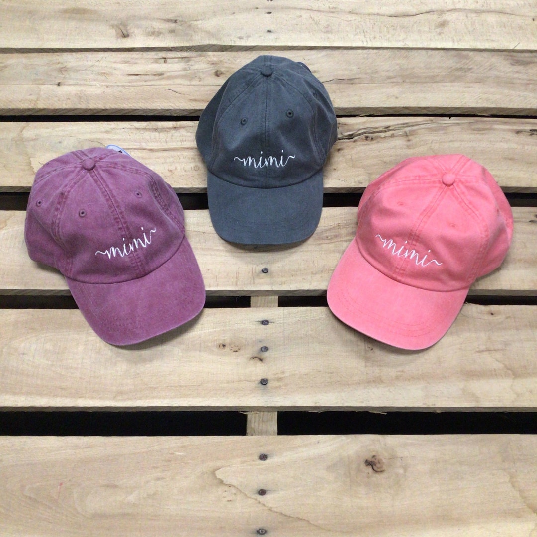 Dad Script Hat Custom Dad Cap - Handwriting Embroidered Script Monogrammed Hat - Etsy