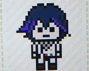 Kokichi Ouma Pixel Sprite para Animal Crossing: New Horizons.