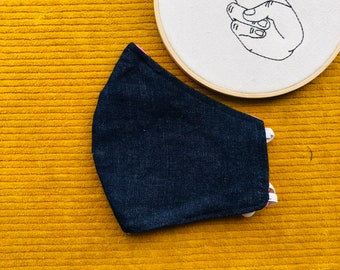 Denim Denim Denim -  reusable face mask
