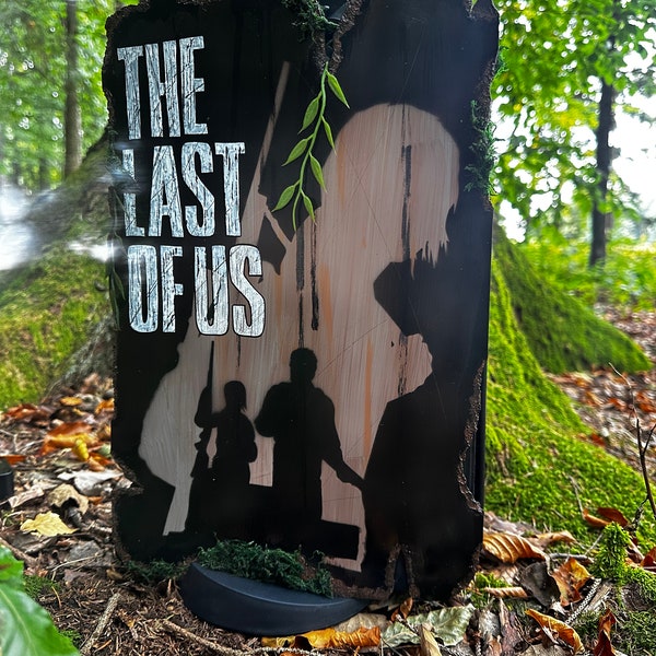 Custom painted PS5 Plates „the last of us“ for Disc- and Digital Edition