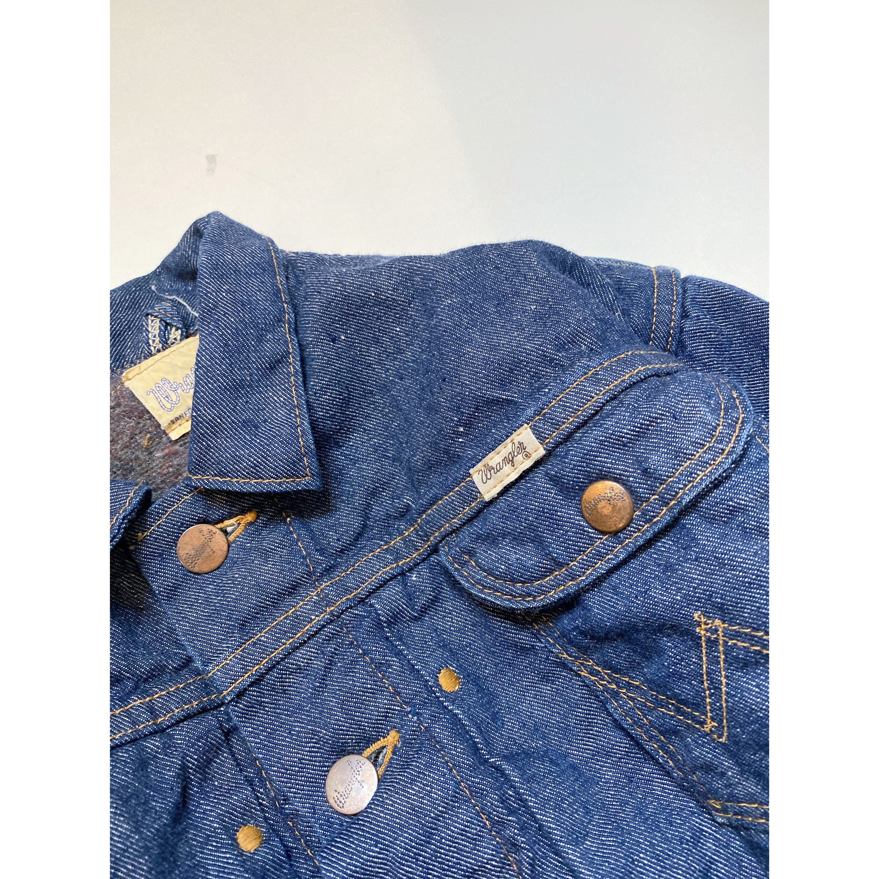 1960s Wrangler 11MJL Blanket-lined Denim Jacket - Etsy 1960s Wrangler 11MJL Blanket-lined Denim Jacket - Etsy
