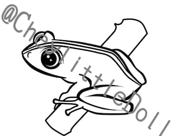 Coqui Puerto Rican Frog, SVG for Circuit