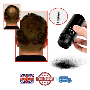 YGH - Hair Loss Building Fibres for thinning, balding, receding hairline - 0.98 oz / 28g Bottle - [DARK BROWN]