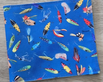 MahJongg REGULAR size Card Cover / Protective Case - FISHING LURES