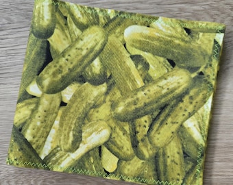 MahJongg LARGE size Card Cover / Protective Case - Pickles