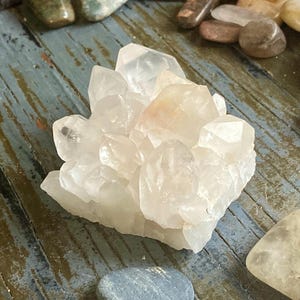 Arkansas Clear Quartz Crystal Cluster: Hand Mined Zen Decor