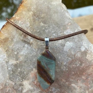 Green and Brown Jasper Necklace
