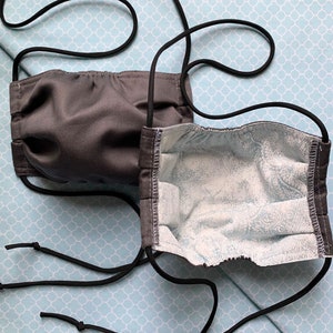 Charcoal Grey Cloth Mask