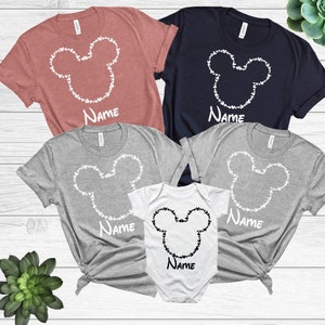 Customized Disney Shirt Gift, Family Vacation Shirt, Disney Shirts, Mickey Shirts, Disneyworld Tee, Disney Shirt For Kids, Matching T-Shirts