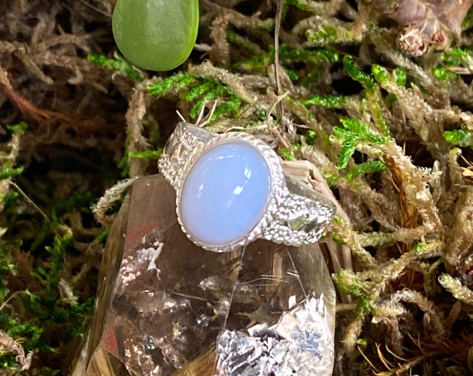 Ellensburg Blue Agate Ring Etsy