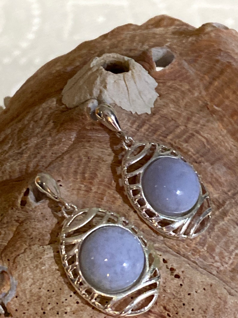 Ellensburg Blue Agate Earrings Etsy