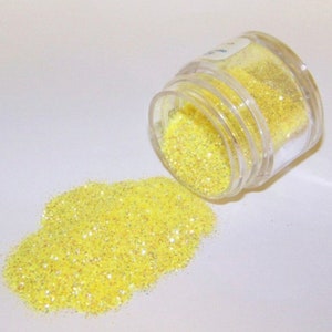 Nail Glitter Yellow Sparkle Glitter Dust Powder Nail Art