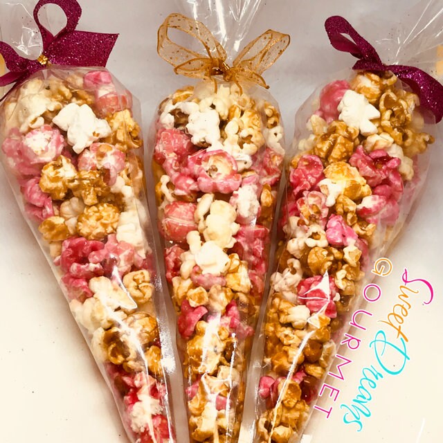 3 Tone Popcorn Cone Bags Many Colors available Etsy