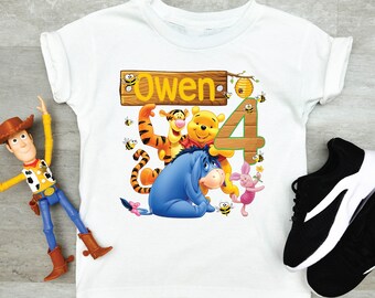 winnie the pooh 1st birthday shirt