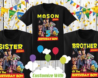 toy story 4 birthday shirts