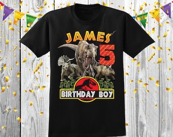 Jurassic World Birthday Shirt | Etsy