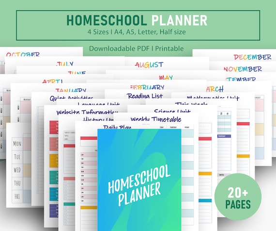 Homeschool Planner Homeschool Printable Homeschool Schedule
