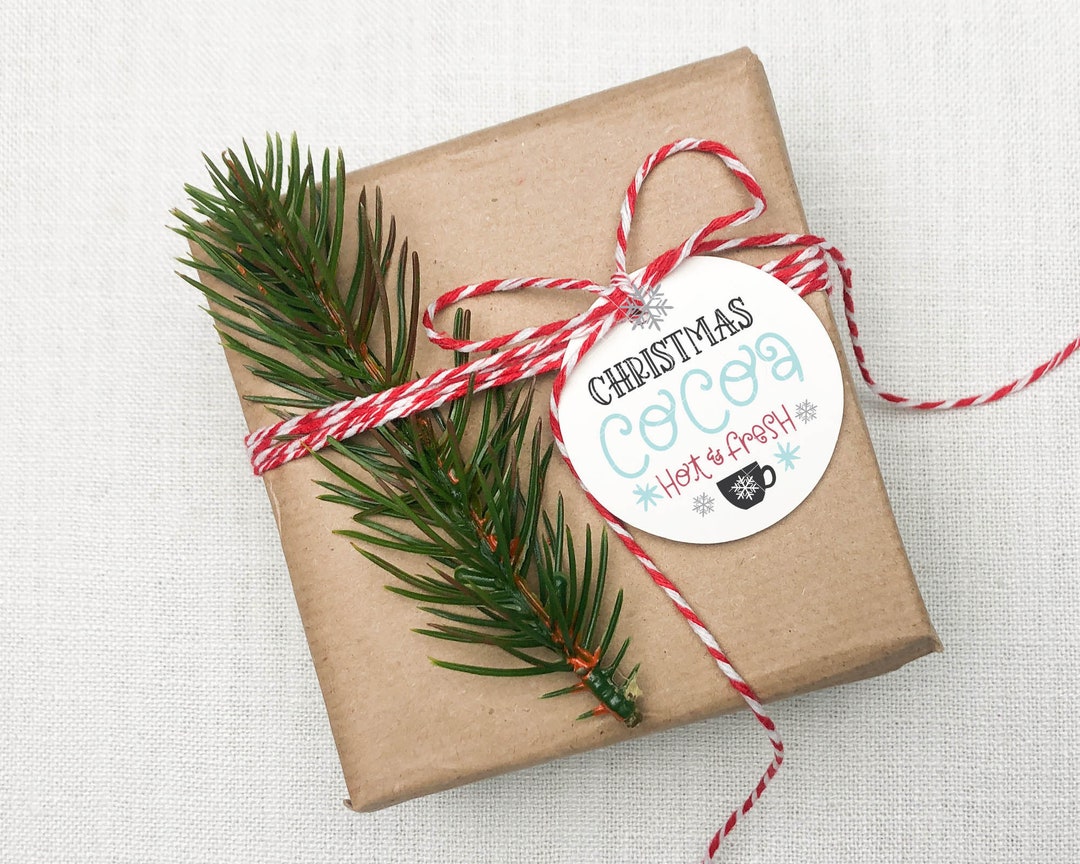 PRINTABLE TAGS Svg, Dxf, Png, Jpg christmas Cocoa Christmas Tag Svg