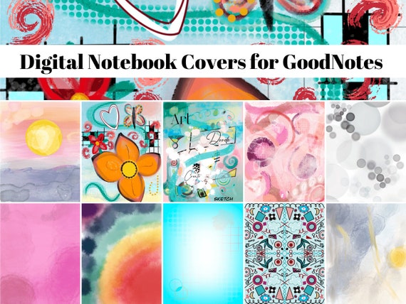 Digital Notebook Covers for Good Notes Planner 10 Different - Etsy