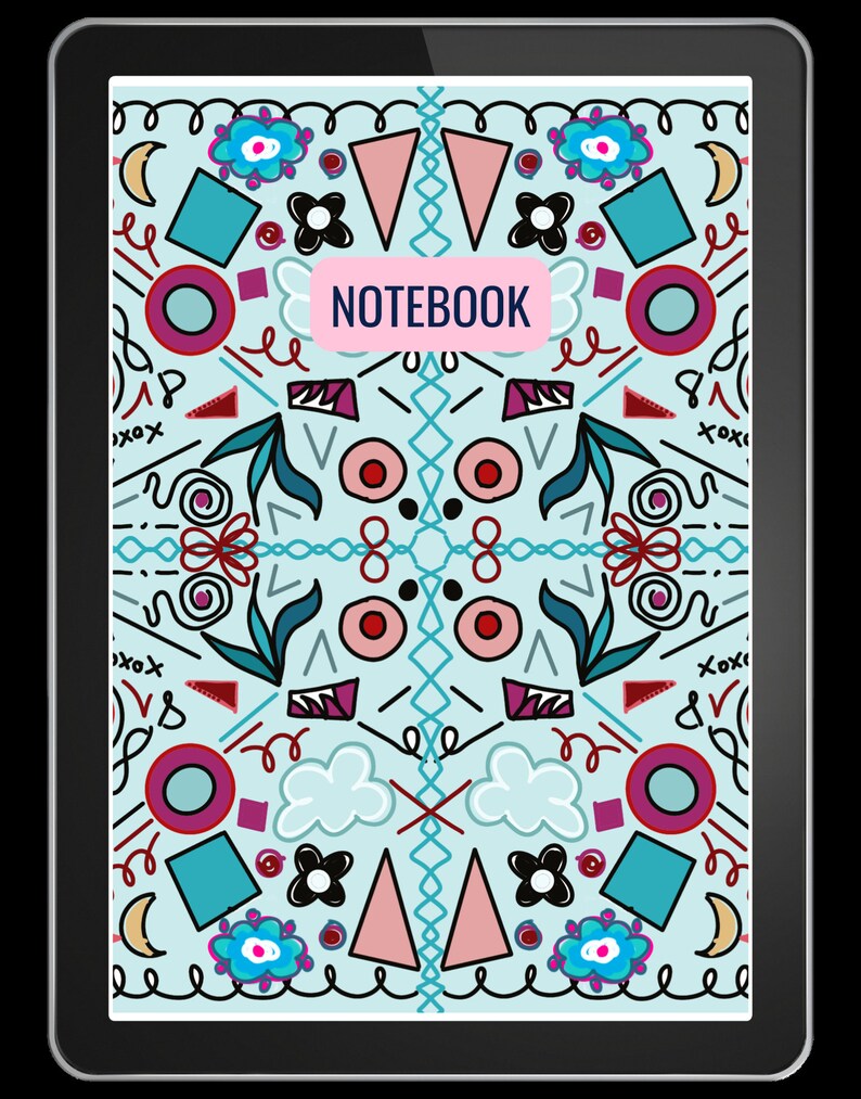 Digital Notebook Covers for Good Notes Planner 10 Different Designs image 6