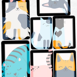 CATS Digital Stickers for GoodNotes Planner or CAT Bujo image 4