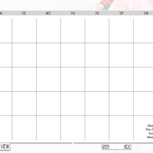 2023 Blog Planner Blogging Planner Undated Blog Post Planner, GoodNotes, iPad Business Planner Content Planner Weekly Meal Planner image 3